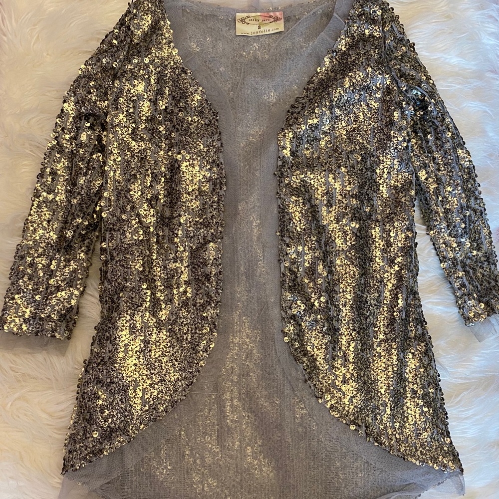 Joyfolie gold cardigan